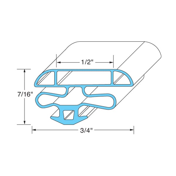Door Gasket For  - Part# Mcc-15742